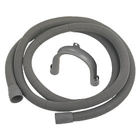 Cooke  &  Lewis First-Line Washing Machine Dishwasher Drain Outlet Hose 0.6-2.1m 21/29mm 5018284038126 