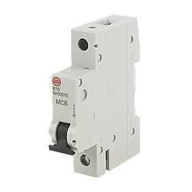 Details about   Wylex NHXB16 16 Amp  MCB Circuit Breaker 
