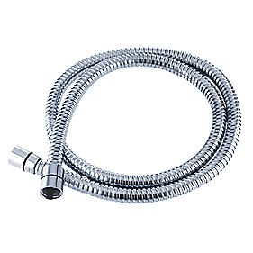 2m Universal Stainless Steel Flexi Shower Hose 1/2" Replace Mira Triton Grohe 