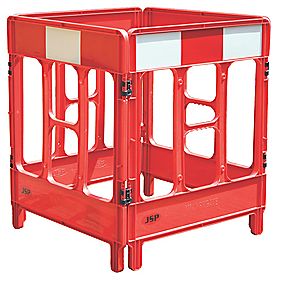 JSP Workgate 4-Gate Barrier Red 838mm