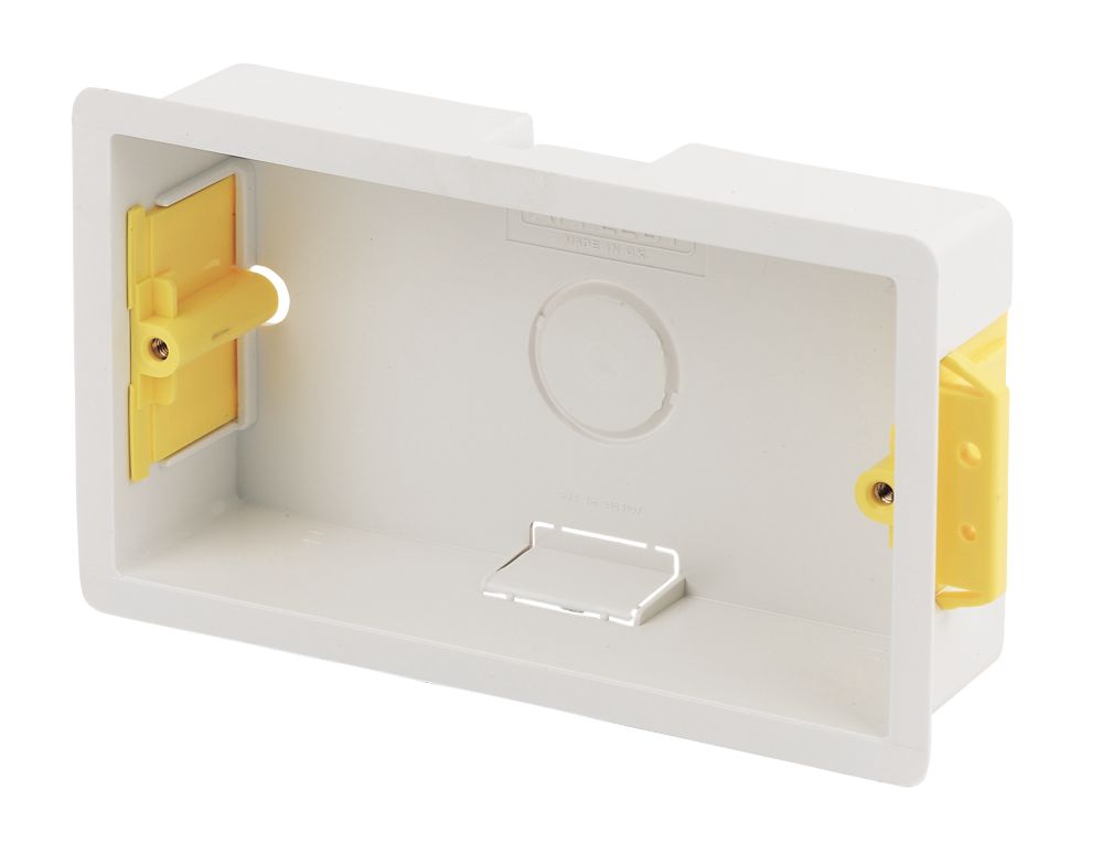Appleby 2Gang Dry Lining Knockout Box 35mm Screwfix