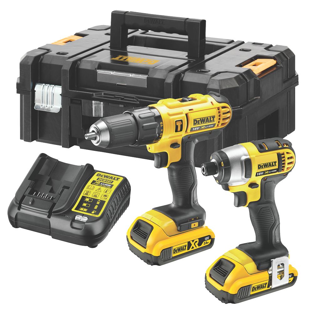 DeWalt DCZ298D2T-SFGB 18V 2 x 2.0Ah Li-Ion XR Cordless Combi Drill ...