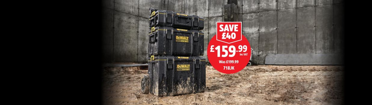 Save £40 Inc VAT on this DeWalt ToughSystem 2 Storage Tower