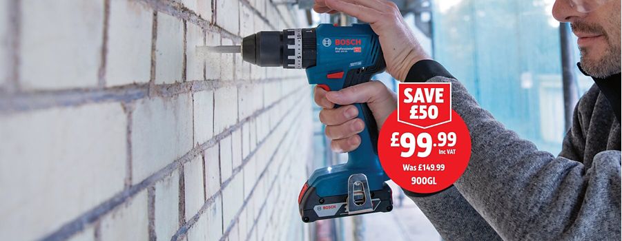 Save £50 Inc VAT on this Bosch Combi Drill