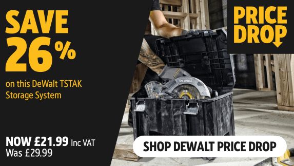 Save 26% on this DeWalt TSTAK Storage System. Shop DeWalt Price Drop