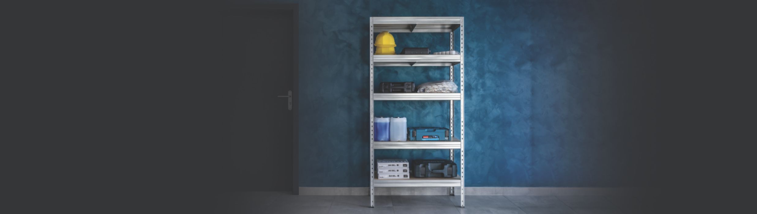 Buy 3 for £140 Inc VAT on this 5-Tier Galvanised Steel Shelving Unit