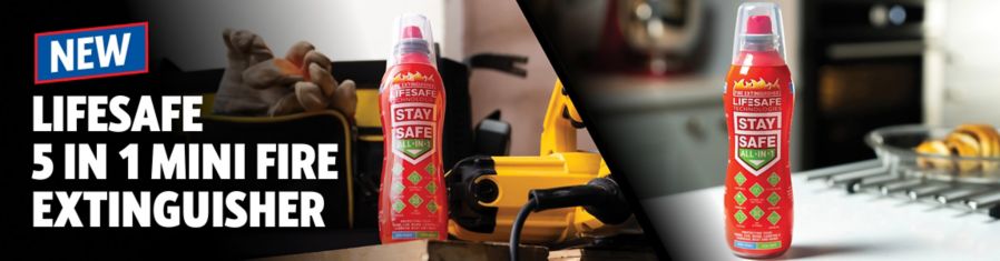New Firesafe 5 in 1 Mini Fire Extinguisher
