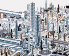 Assortment of different sized screws, bolts and washers