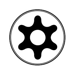 Easydrive 8ga x 1" 10 Pack Security TX Thread Forming Button Head Screws