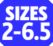 Size 2-6.5
