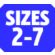 Size 2-7