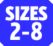 Size 2-8