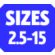 Size 2.5-15