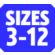 Size 3-12