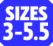 Size 3-5.5