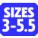 Size 3-5.5