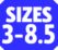 Size 3-8.5