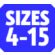 Size 4-15