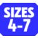 Size 4-7