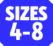 Size 4-8
