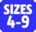 Size 4-9