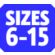 Size 6-15