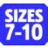 Size 7-10