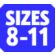 Size 8-11