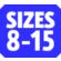 Size 8-15