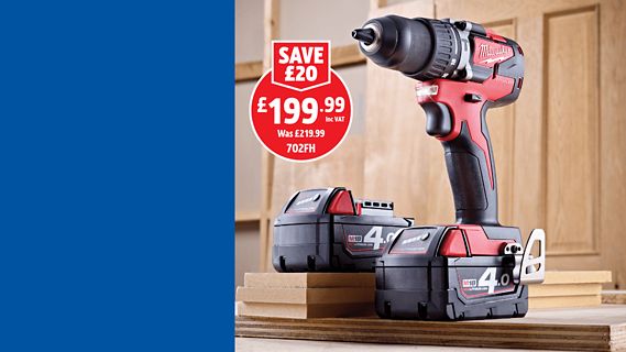 Save up to £65 Inc VAT on selected Combi Drills