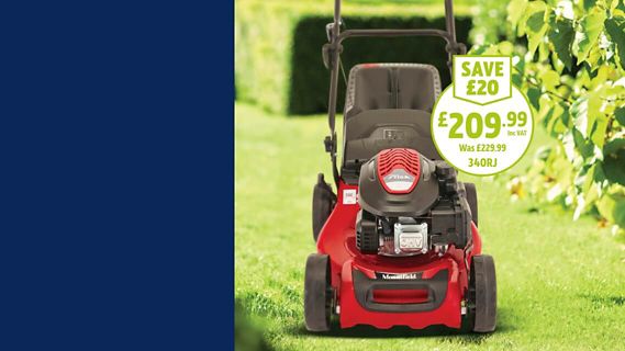 Save £20 Inc VAT on this Mountfield 46cm Petrol Lawn Mower