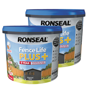 Buy 2 For £32 Inc VAT on Ronseal Fence Life Plus