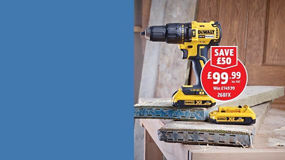 Save up to £50 Inc VAT on selected Combi Drills
