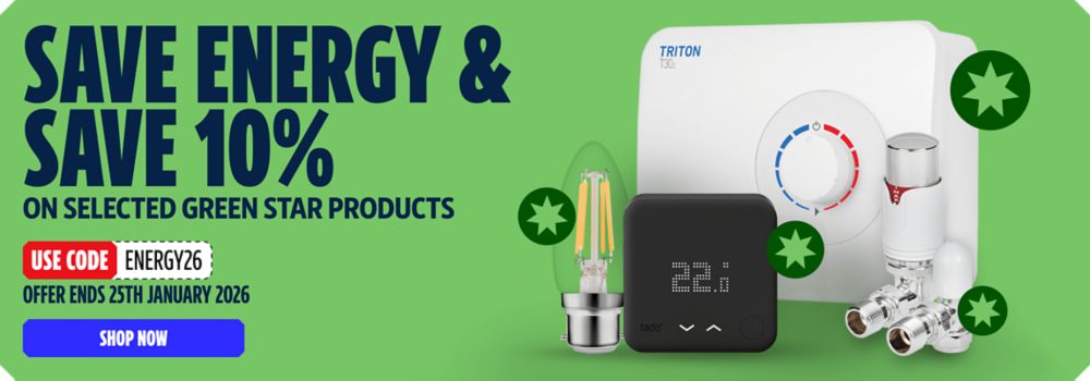 Save Energy & Save 10% on selected Green Star products! Use Code: ENERGY26. Shop Now