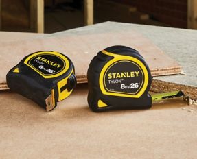 Only £9.99 Inc VAT Stanley 8m Tape Measure 2 Pack