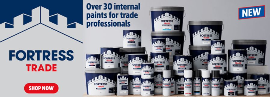 Fortress interior paints for trade professionals