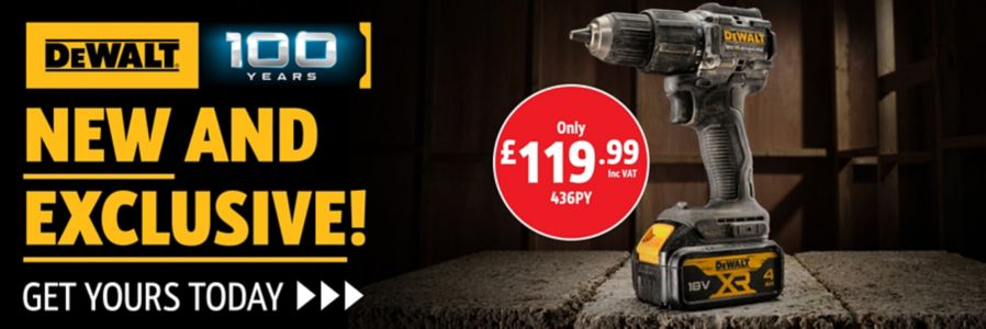 DeWalt DCK2060M2T-SFGB 18V 2 x 4.0Ah Li-Ion XR Brushless Cordless Twin Pack  - Screwfix