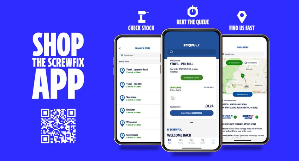 Shop the Screwfix App