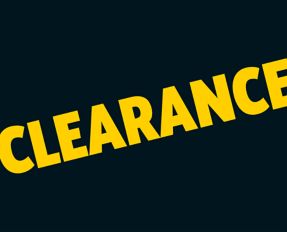 Clearance. When it's gone, it's gone! Shop Now