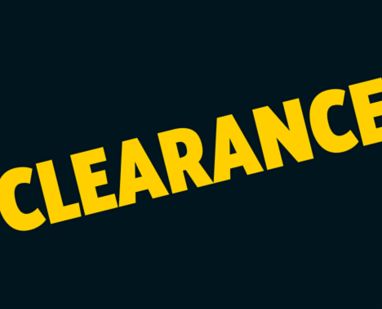 Clearance. When it's gone, it's gone! Shop Now