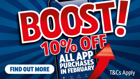 Screwfix Boost - 10% off all App purchases in February