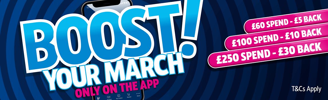 Boost your March! Get vouchers back on App spends