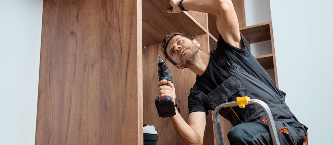 Person building a wardrobe