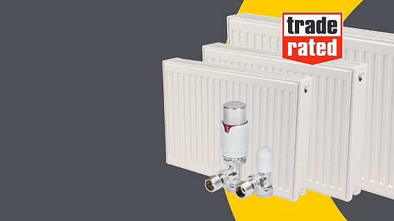 Free TRV Worth £19.99 when bought with any Flomasta Central Heating Radiator