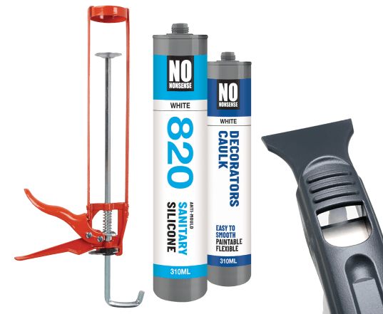 No Nonsense Decorators Caulk, Skirting Adhesives