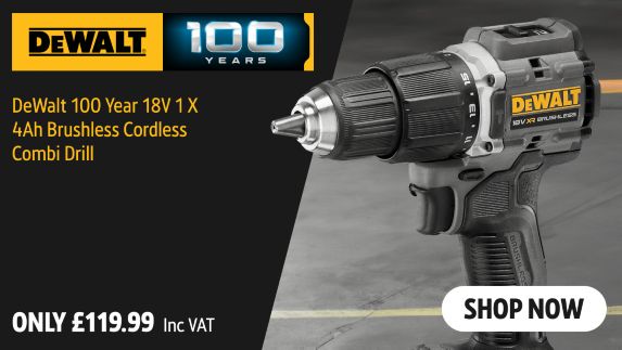 DeWalt 100 Year 18V 1 x 4Ah Brushless Cordless Combi Drill. Shop DeWalt Combi Drills