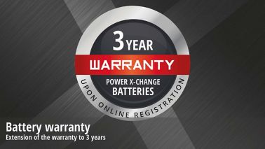 Einhell 3 Year Battery Warranty