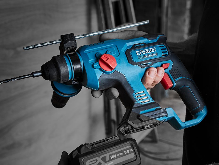 Erbauer cordless sds cheap drill