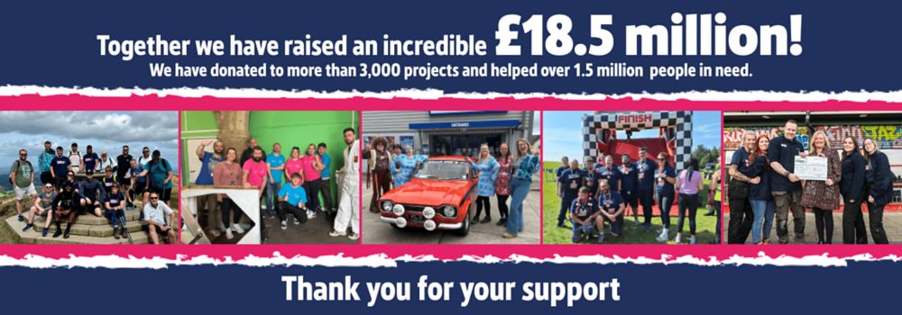 Screwfix Foundation Thank You