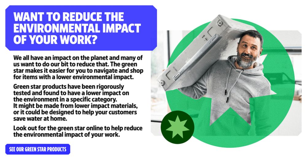 Want to reduce the environmental impact of your work? See our Green Star Products